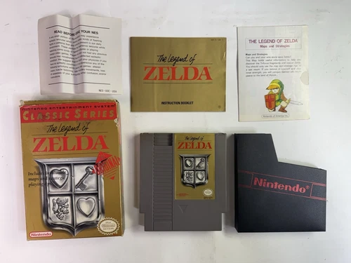 Legend of Zelda Classic Series (Nintendo Entertainment NES, 1992) CIB COMPLETE!