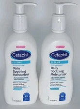 2 PACK Cetaphil Eczema Restoraderm Daily Soothing Moisturizer 10 fl.oz. Each