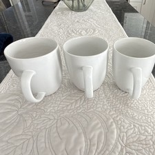 Threshold White Porcelain Coffee Mug Set of 3...