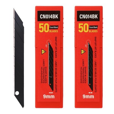 FOSHIO 100PCS 30 Degree Carbon Steel 30 Blades, Red - 30 Blades 