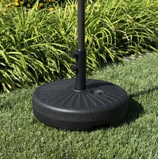Outdoor Round Umbrella Base Water Filled Heavy Duty Patio Market Umbrella Stand