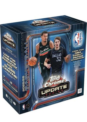 2025-26 Topps Chrome Update Basketball Mega Box