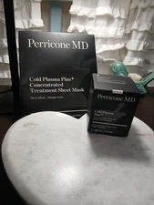 Perricone MD Cold Plasma Plus + Advanced Serum Concentrate 1 OZ + Sheet Mask