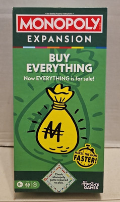 Monopoly BUY EVERYTHING Expansion Pack - New Y
