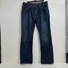 Ariat FR Jeans Mens 36x32 M4 Low Rise Boot Denim Blue Flame Resist Cat 2