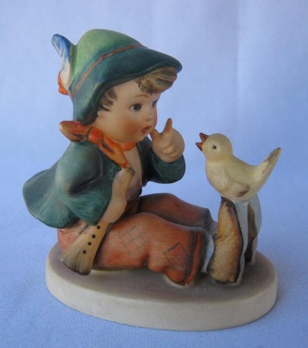 M I Hummel Goebel SINGING LESSON Porcelain Figurine Germany Mold # 63 TMK 3SS - Picture 9 of 12