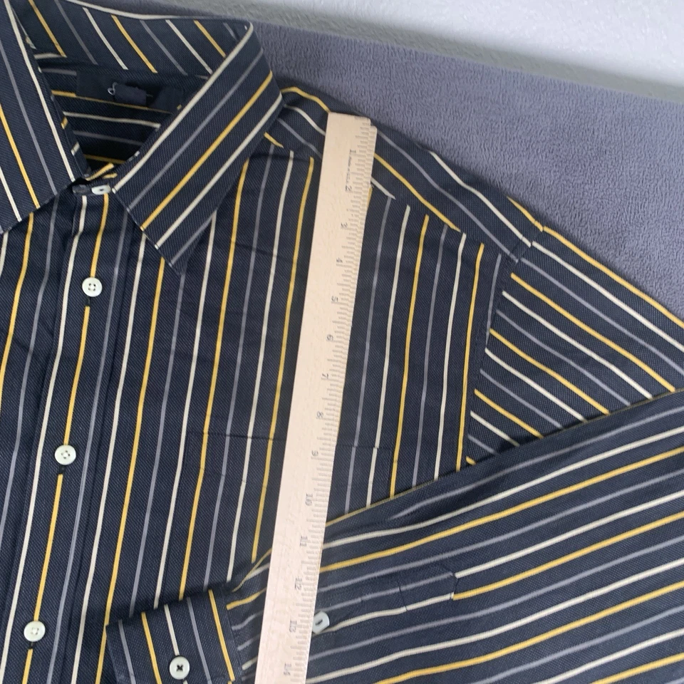 Vintage 90's Sean John Shirt Men XL Stripe Baggy Hip Hop Rap Urban Streetwear - Image 4 of 4