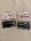 Two Packs of G Gauge Rail Joiners New in Packets Joining Peco to LGB