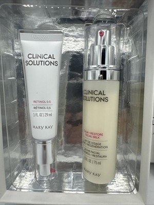Mary Kay Clinical Solutions Retinol 0.5 + Calm Restore Facial Milk Set Exp 2/23