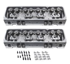 2x Aluminum Cylinder Heads Fit For Sbc Chevy 350 190cc 64cc 2.021.60 Angle New