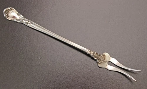 Gorham Sterling Chantilly 2 Tine Pickle / Olive Fork