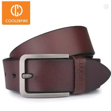 Men's Genuine Buffalo FULL GRAIN Leather Belt, 1 1/2" width, Handmade, By Amish