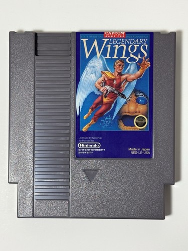 Legendary Wings (Nintendo, NES, 1988) Authentic Game Cartridge, Manual + Sleeve - Picture 3 of 8