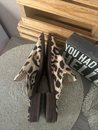Ballerine Band Of Gypsies SKIPPER leopardate stampa ghepardo mules taglia 9,5 usate ottime condizioni - Foto 15 di 19