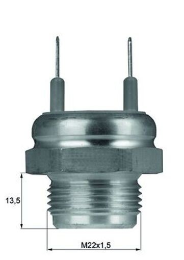 Temperaturschalter Lüfter M22x1.5 2-polig 70°C-65°C 70Nm MAHLE für u.a. SAAB 900 - Bild 7