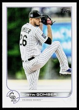 2022 Topps Austin Gomber #461 Colorado Rockies