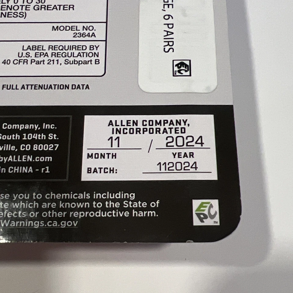 Allen Silencer Earplugs 6 Pair - Image 4 of 4