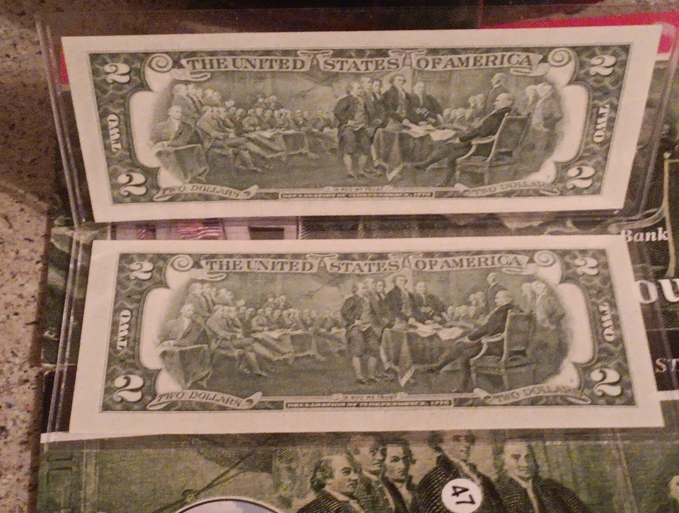 2003- 2 Dollar Star Notes Matching Serials Phili-st Louis Low Prnt Extremly Rare - Image 3 of 4