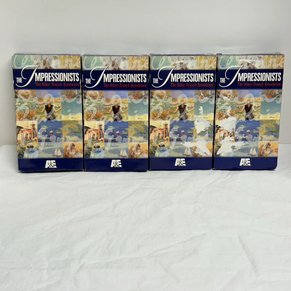 The Impressionists A&E Art Documentary 4 VHS Box Set Renoir Monet Degas Pissarro - Image 3 of 4