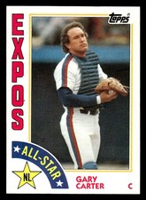 1984 Topps #393 Gary Carter Card Montreal Expos
