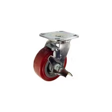 MAPP CASTER 146UPRB520SB 5"X2" Polyurethane Wheel Swivel Caster W/ Top Lock