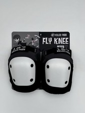 187 Killer Pads Fly Knee Pad Grey / White Large New with Tags