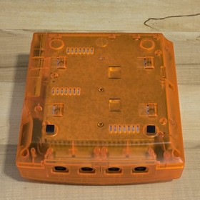Modded Sega Dreamcast Game Console GDEMU 256GB Orange Replacement Shell
