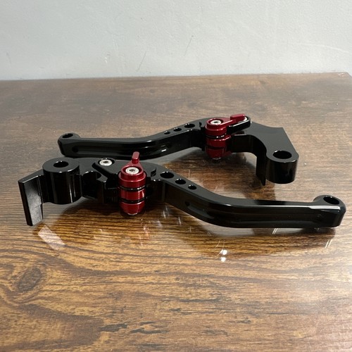 2008 - 2020 Honda Cbr1000rr Cbr Motorcycle Adjustable Levers MZS F33/Y688h-black - Picture 5 of 7