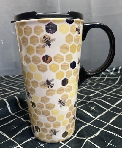 Happy To Bee Home Ceramic Travel Mug  “ Sorry  No Box “ - Picture 3 of 9