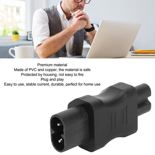 5Pcs Iec320 C8 To Iec320 C7 Converter Connector 2 Pin 2500W Power Adapter Fo SPC - Afbeelding 2 van 12