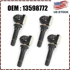 TPMS Tire Pressure Monitoring Sensor  13598772 4PCS For GM GM Chevy GMC Buick