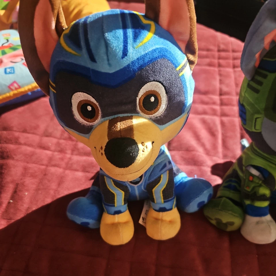 Paw Patrol 7" Peluche La Poderosa Película Skye Chase Rocky Zuma Escombros Marshall Cachorros Foto 2 de 4