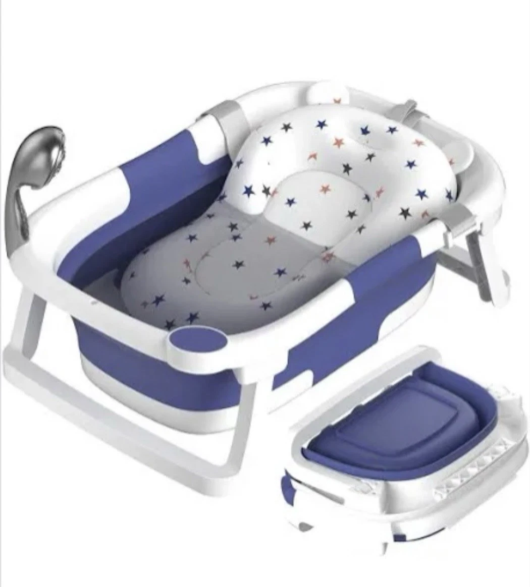 AVIDOR Baby Collapsible Bathtub for Newborn to Toddler (Blue) Durable Portable
Opens in a new window