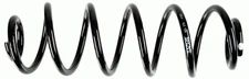 Sachs 994 378 suspension spring for Audi