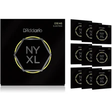 D'Addario NYXL Super Light Top Regular Bottom Electric Guitar Strings 9-46 10 Pk