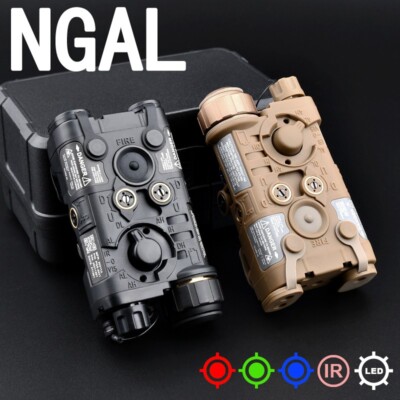 Tactical NGAL Hunting Laser Red Green Blue IR Laser Sight Nylon LED