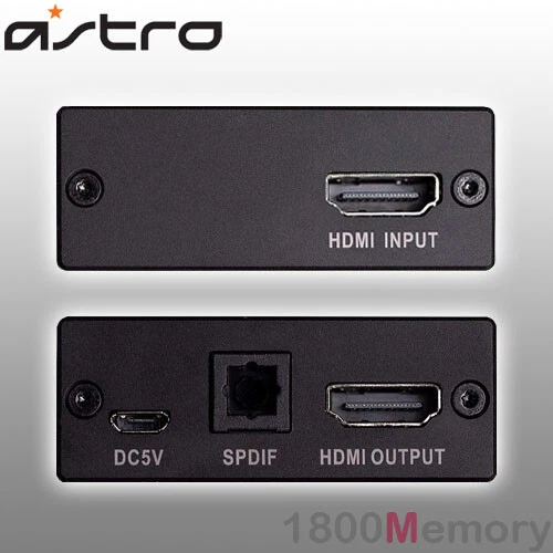 Astro Gaming HDMI Adapter for Sony PlayStation 5 PS5 Headset Black New Sealed