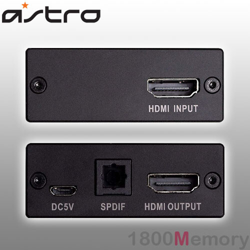 Astro Gaming HDMI Adapter for Sony PlayStation 5 PS5 Headset Black New Sealed - Picture 2 of 3