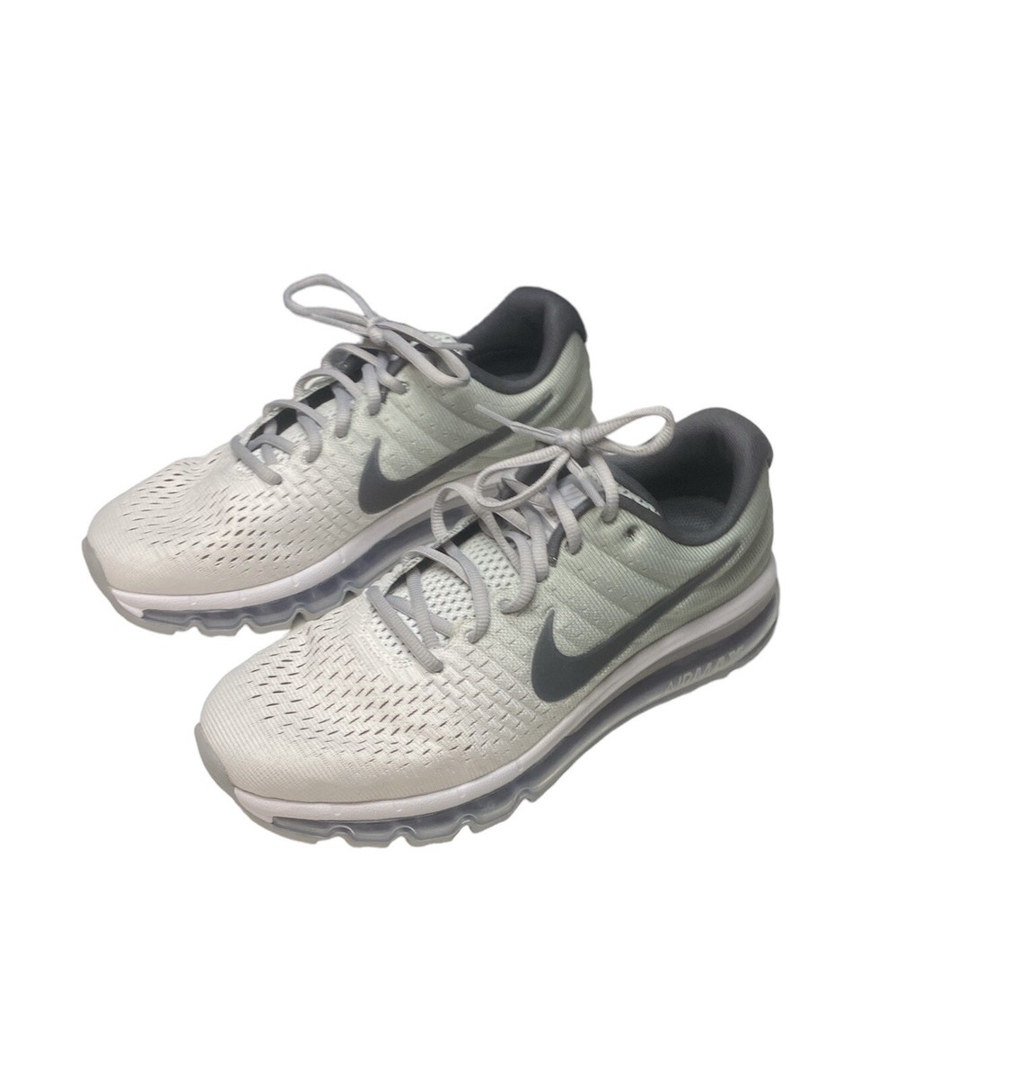 Nike Air Max 2017 Wolf Grey White Running Shoes 849559 101  display picture 3