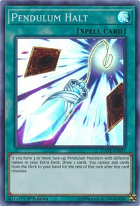 Pendulum Halt - DANE-EN097 - Super Rare - 1st Edition x3 - Near Mint