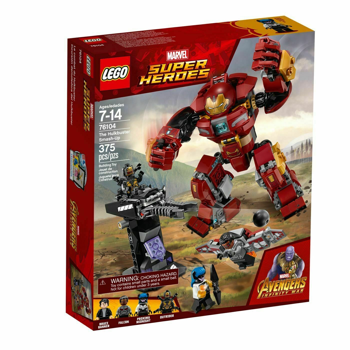 76104 HULKBUSTER SMASH-UP lego legos set NEW avengers infinity wars MARVEL nisb