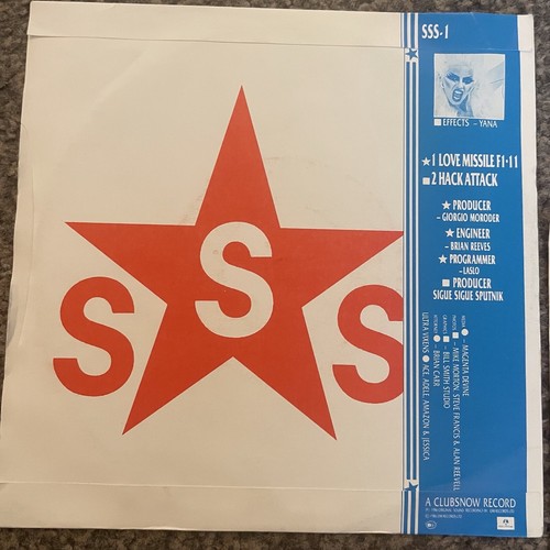 Sigue Sigue Sputnik Love Missile F1-11 21st Century Boy vinyl 7” Picture Sleeve - Imagen 4 de 5