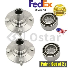 Pair(2) Front Wheel Hub & Bearing Fits 1991-1999 Nissan Sentra 200SX