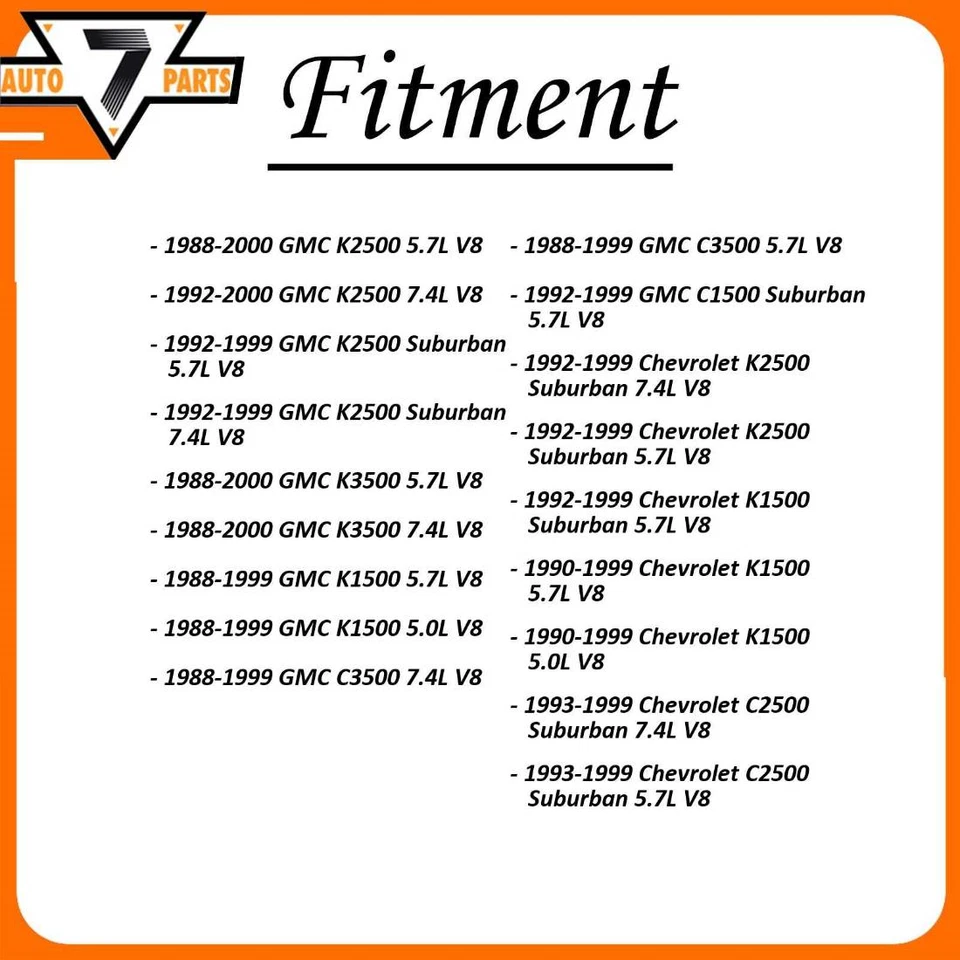 2 передних левых передних правых указателя поворота/парковочных фонаря TYC в сборе для Chevrolet - Изображение 2 из 4