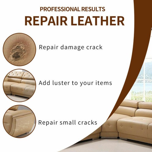 20ML Leather Repair Gel Filler Restore Car Seat Sofa Scratch Rips Hole AU - Bild 5 von 16