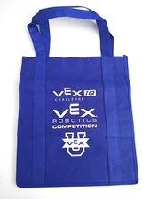 Vex Robotics Challenge REC Foundation Reusable Shopping Bag Tote Blue