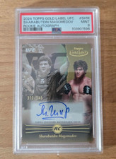 Sharabutdin Magomedov /349 PSA 9 Rookie Autograph 2024 Topps Gold Label UFC