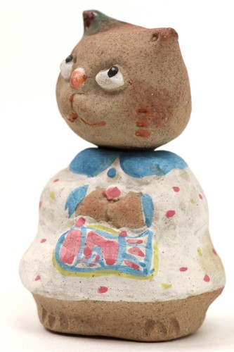 KATZE NEKO Keramik hübsch der Hals bewegt Ornament H95 mm 19015 Japan - Bild 9 von 12