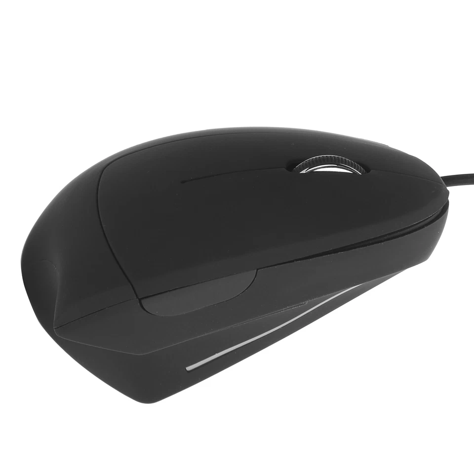 Wired Left Hand Mouse Vertical Ergonomic 800/1200/1600DPI USB Optical For Wi GF0 - Image 4 of 4
