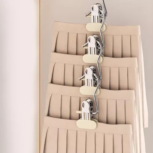 New 10PCS Space-Saving Clothes and Hat Storage Hook, Anti-Rust Clip Space-Saving - Picture 7 of 11